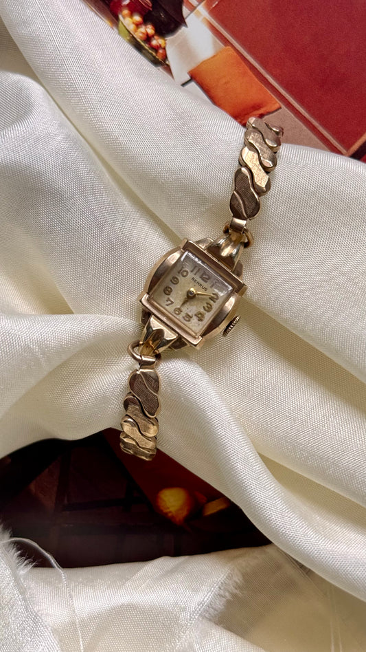 Benrus 10ct rolled gold vintage watch - mechanical movement