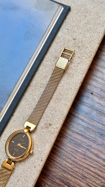 Château - Ricoh Vintage Watch 1990s, gold plated