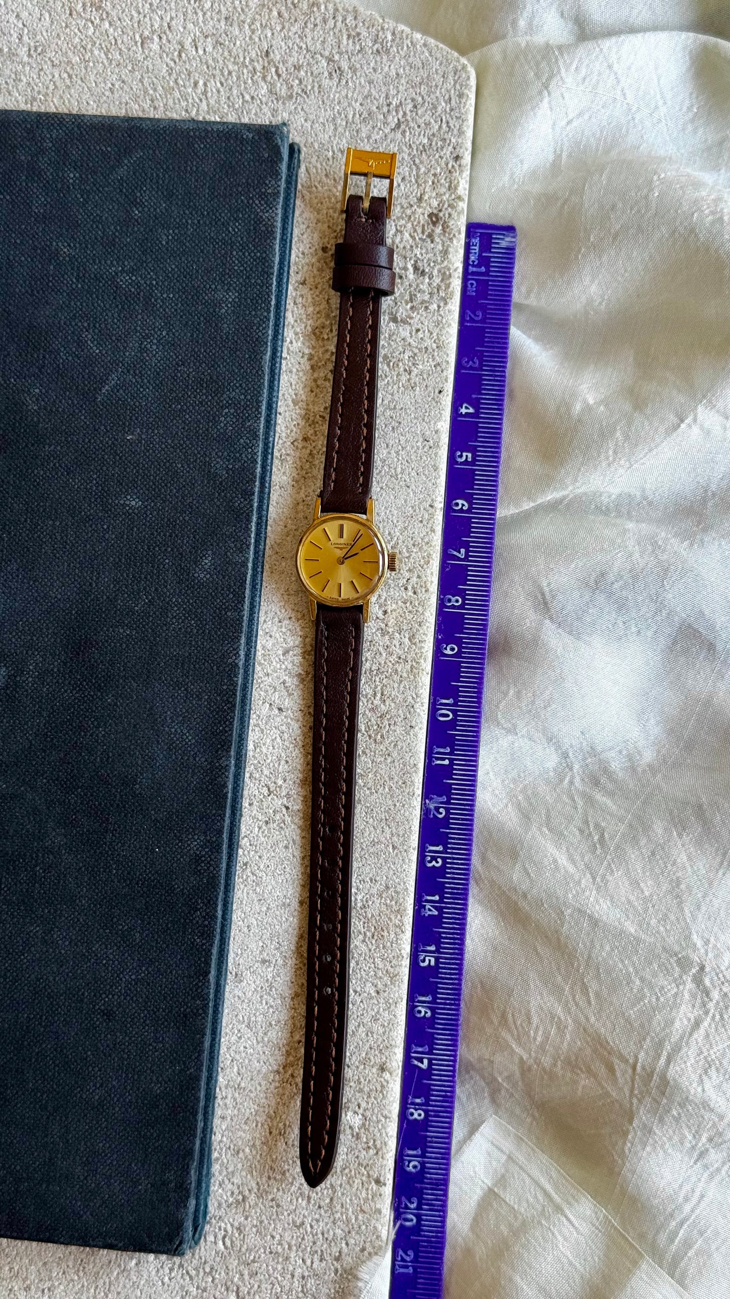 Longines ladies watch - new bespoke strap with original buckle