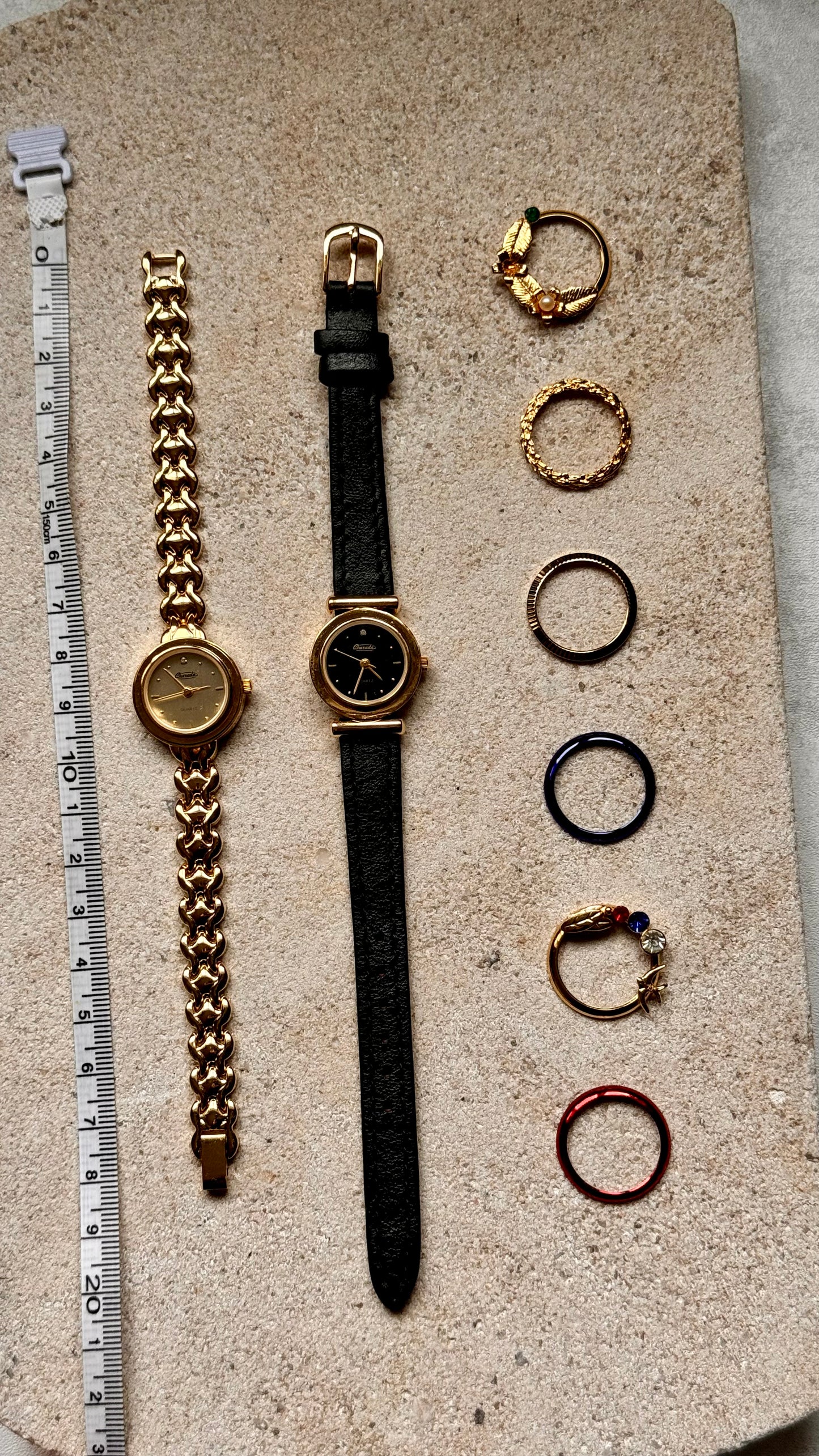 Interchangeable bezel vintage watches