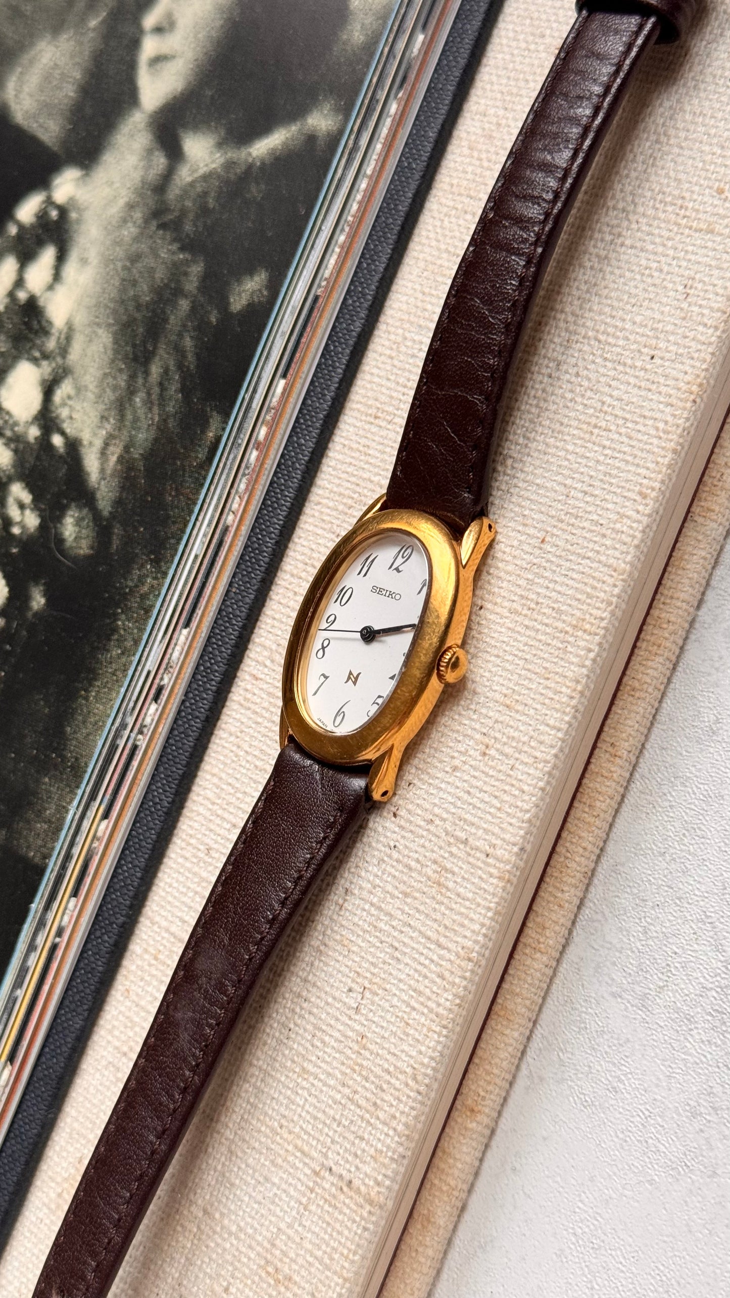 Seiko vintage watch - gold plated