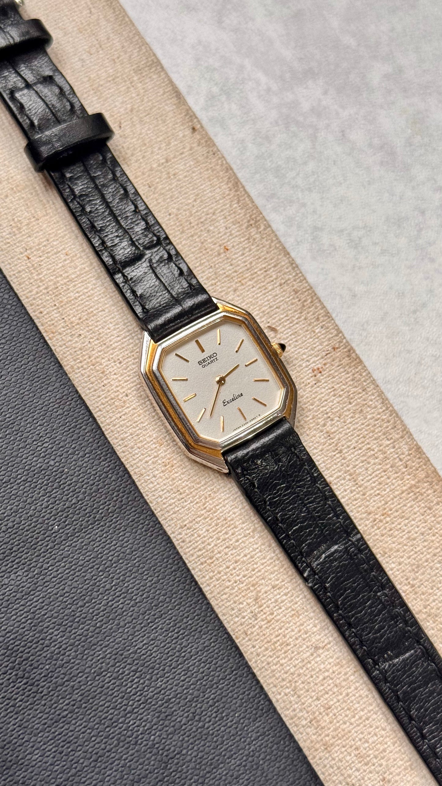 Seiko Exceline vintage watch - gold plated