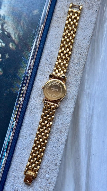 Nina Ricci vintage watch - gold plated