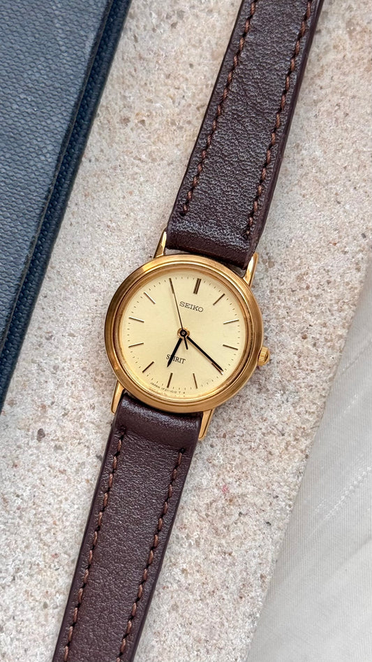 Seiko 1984 vintage watch - gold plated