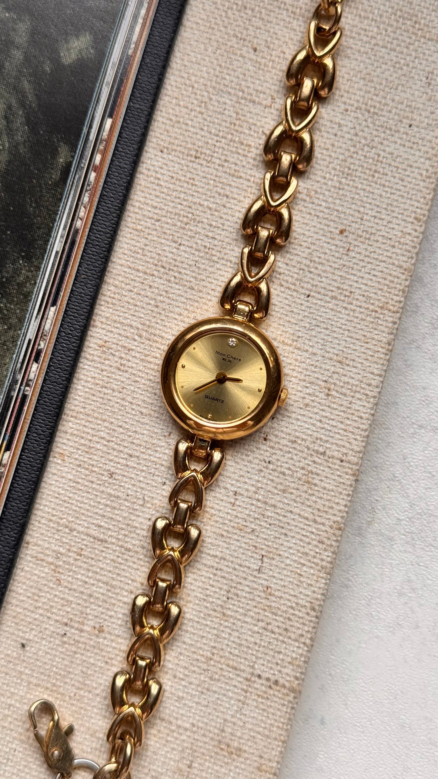 Mon Chere vintage watch - gold plated