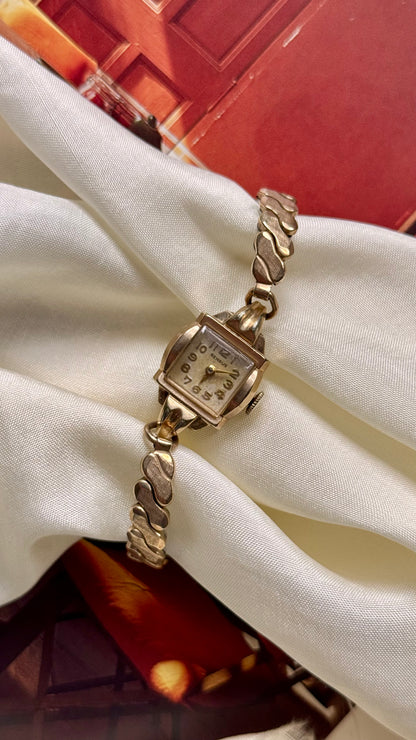 Benrus 10ct rolled gold vintage watch - mechanical movement