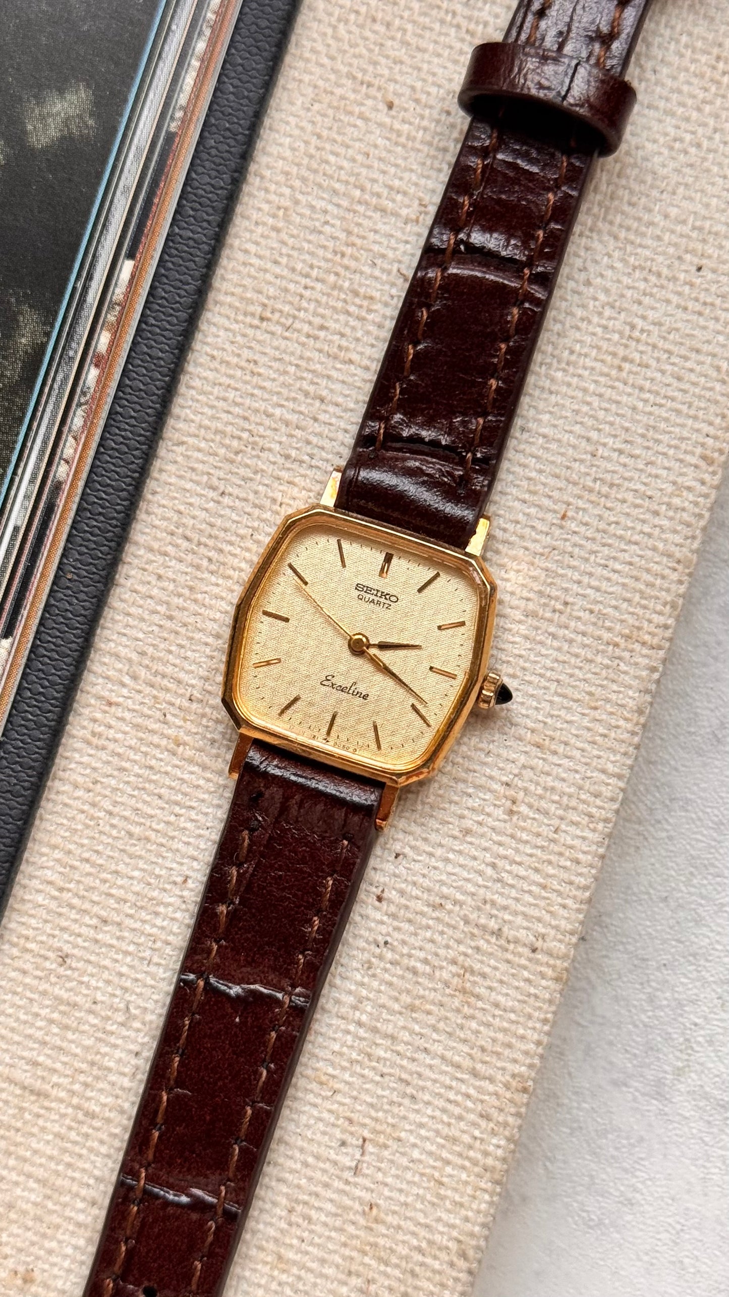 Seiko Exceline vintage watch - gold plated