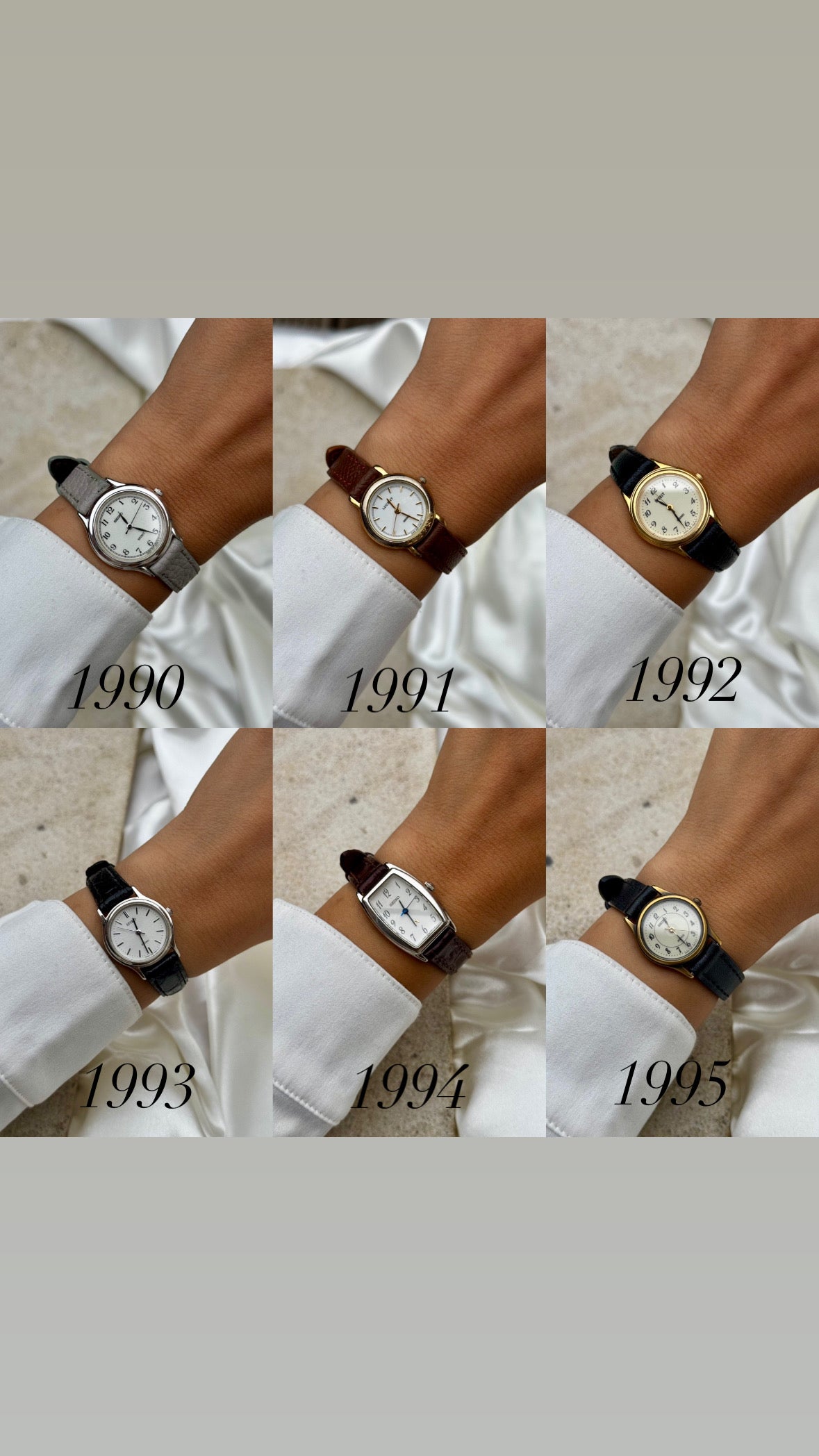 Birth Year Seiko Vintage Watch - 1990-1999 | Personalized Gift for Her