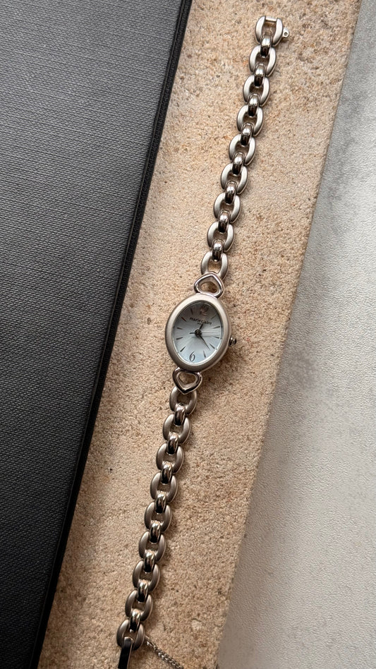 Marie Claire vintage watch - Ice blue dial