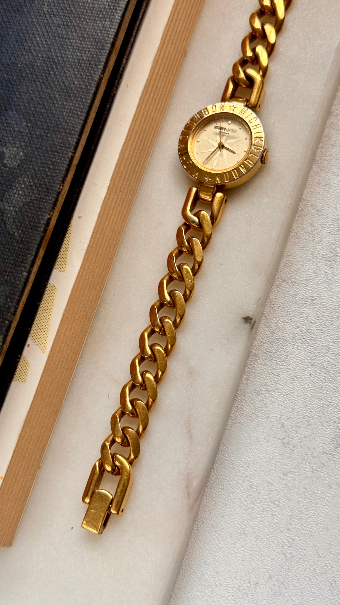 Michiko Koshino vintage watch - gold plated