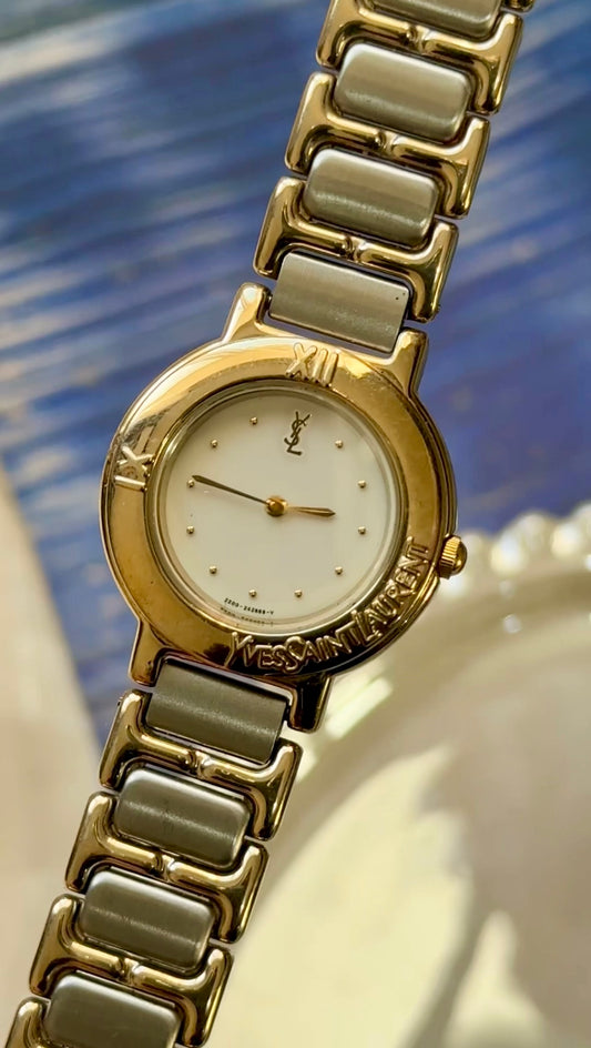 Super Rare Yves Saint Laurent vintage watch (YSL) 1990s, Very Good Condition