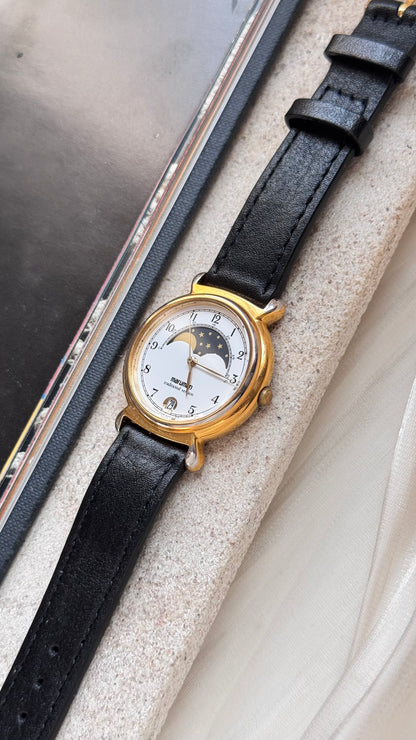 Seiko Maruman Moonphase vintage watch