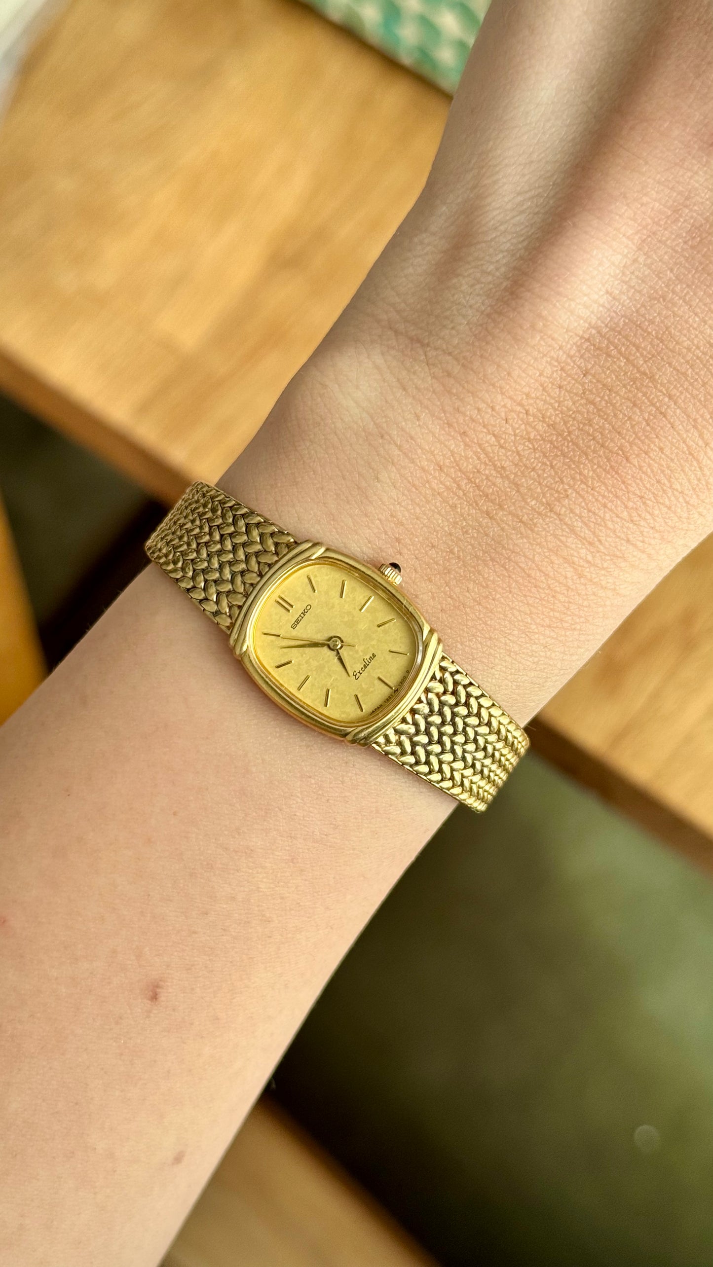 Vintage Seiko Watch - 18k Gold Plated