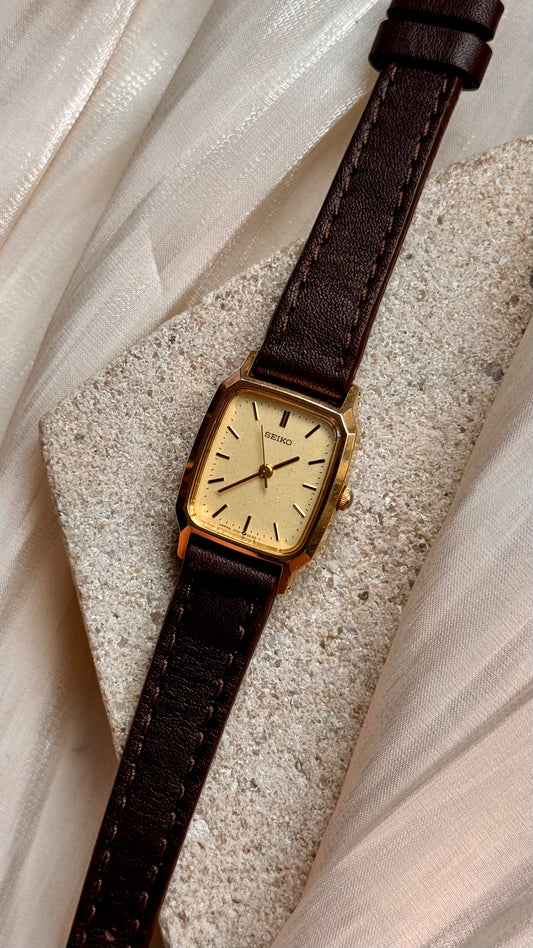 Seiko 1990 vintage watch - gold plated