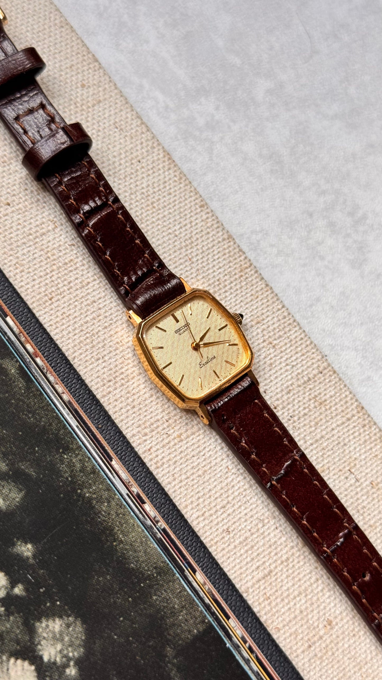 Seiko Exceline vintage watch - gold plated