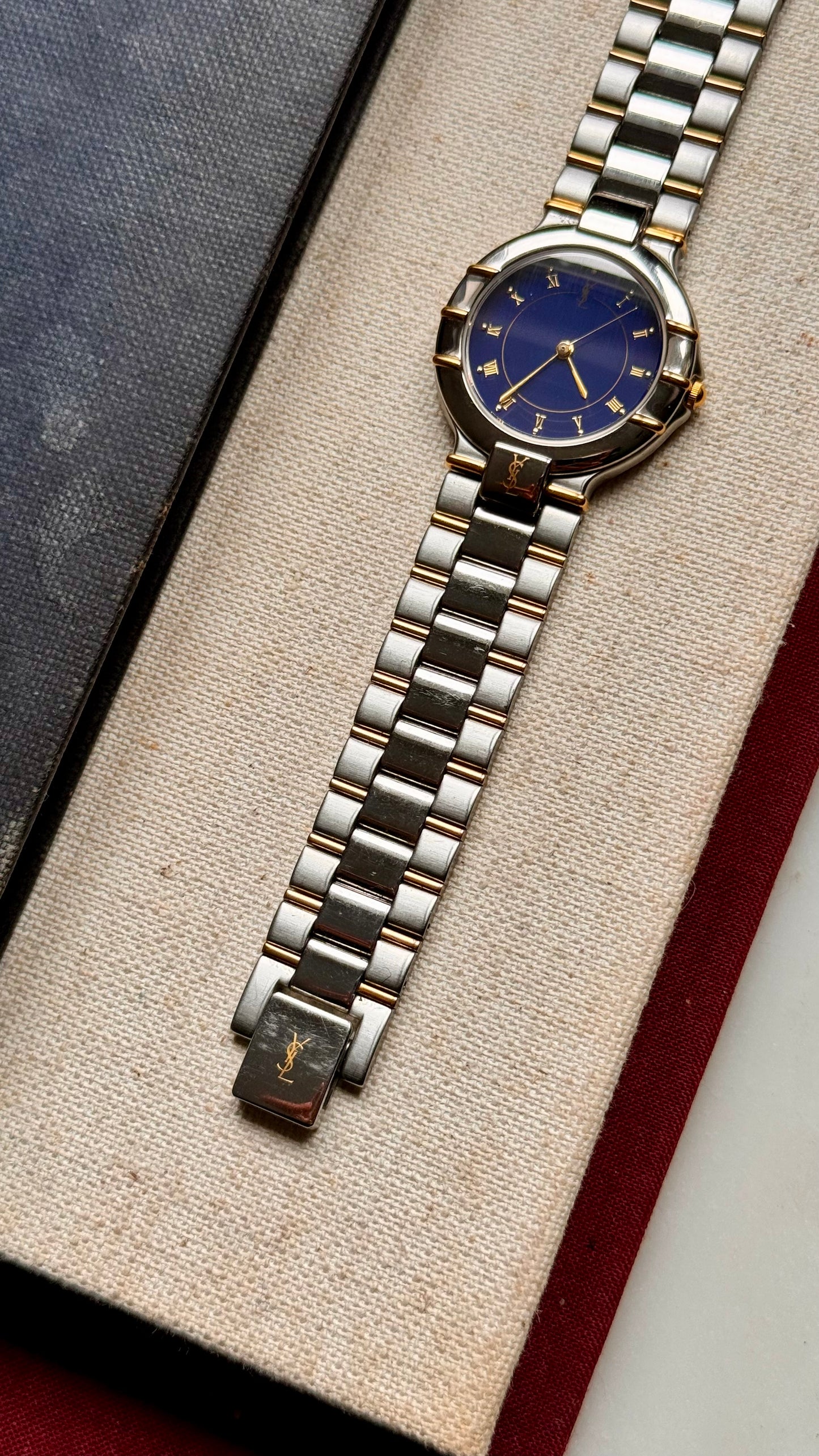 Boxed Yves Saint Laurent vintage watch (YSL)