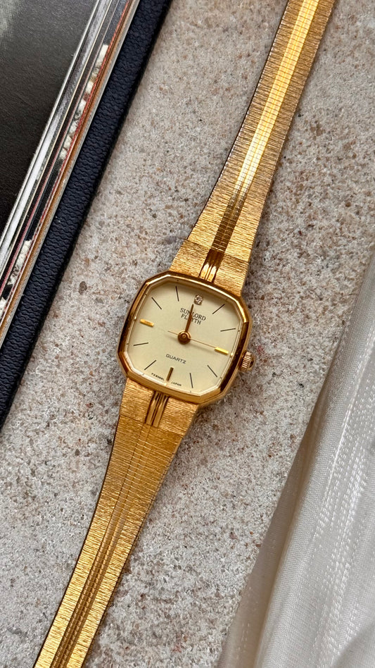 Sunlord by Seiko vintage watch - gold plated