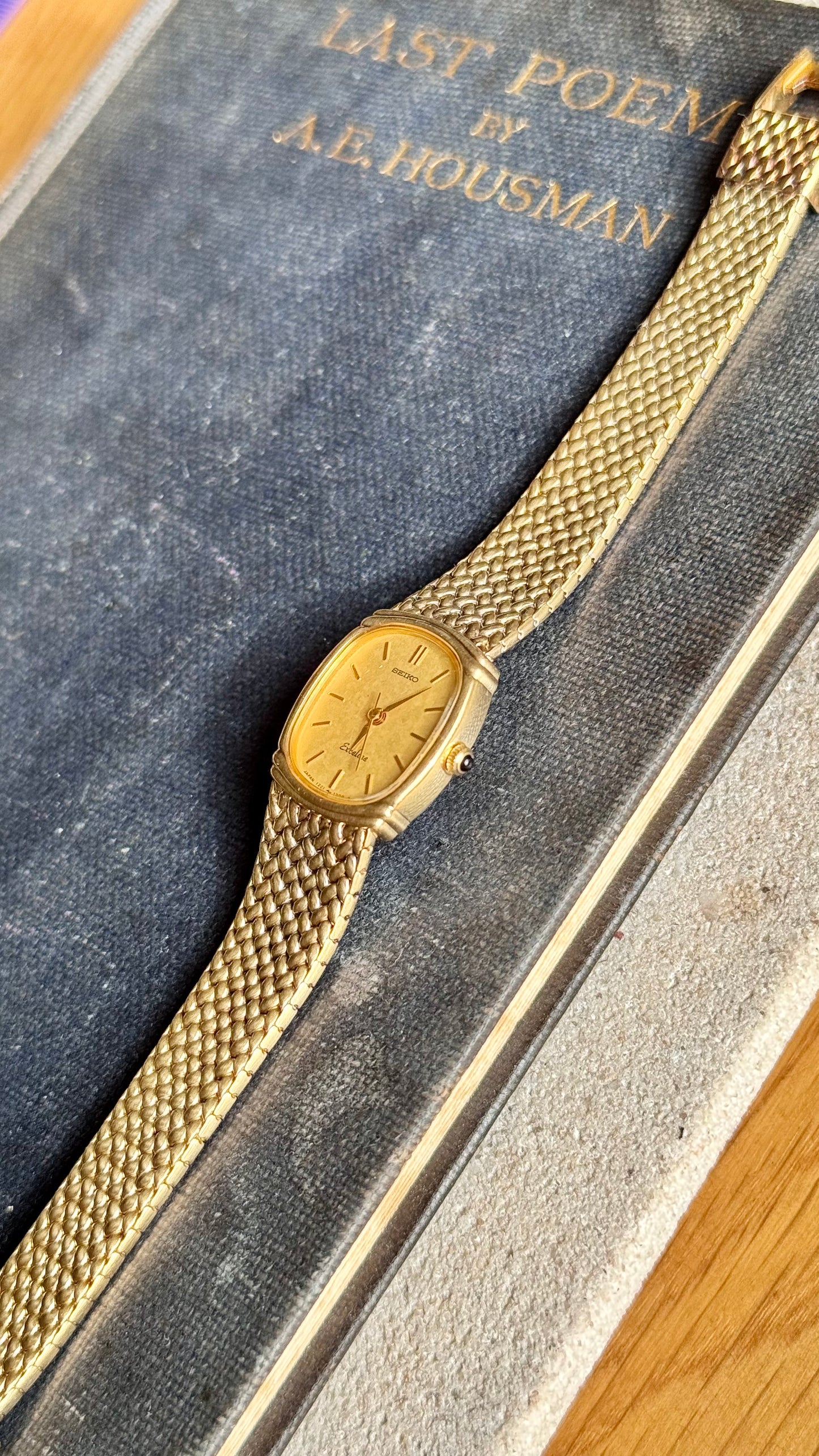 Vintage Seiko Watch - 18k Gold Plated