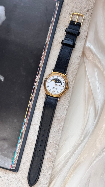 Seiko Maruman Moonphase vintage watch