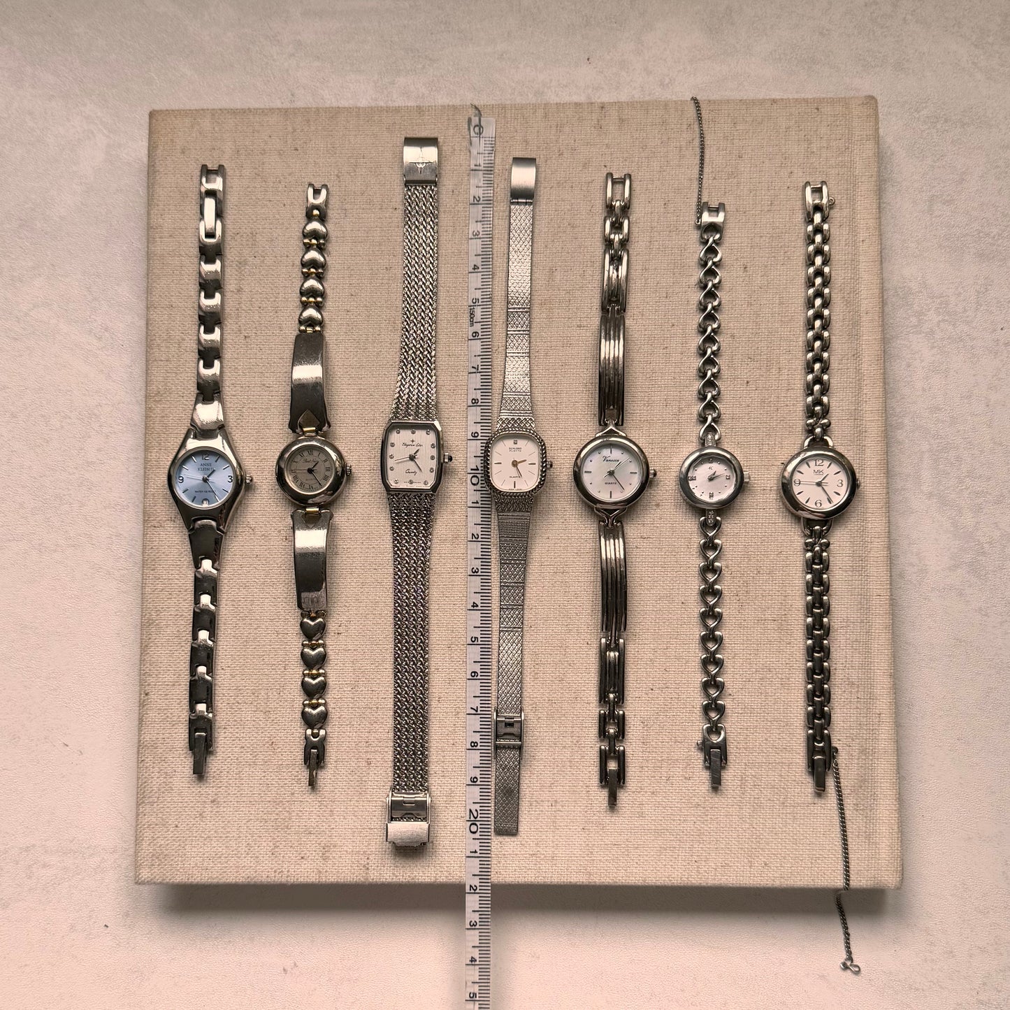Silver tone vintage watches