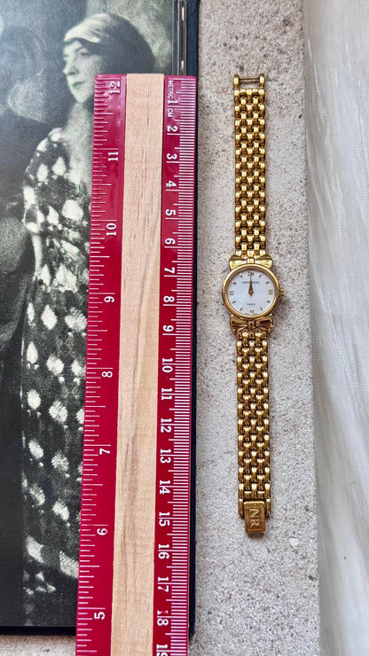 Nina Ricci vintage watch - gold plated