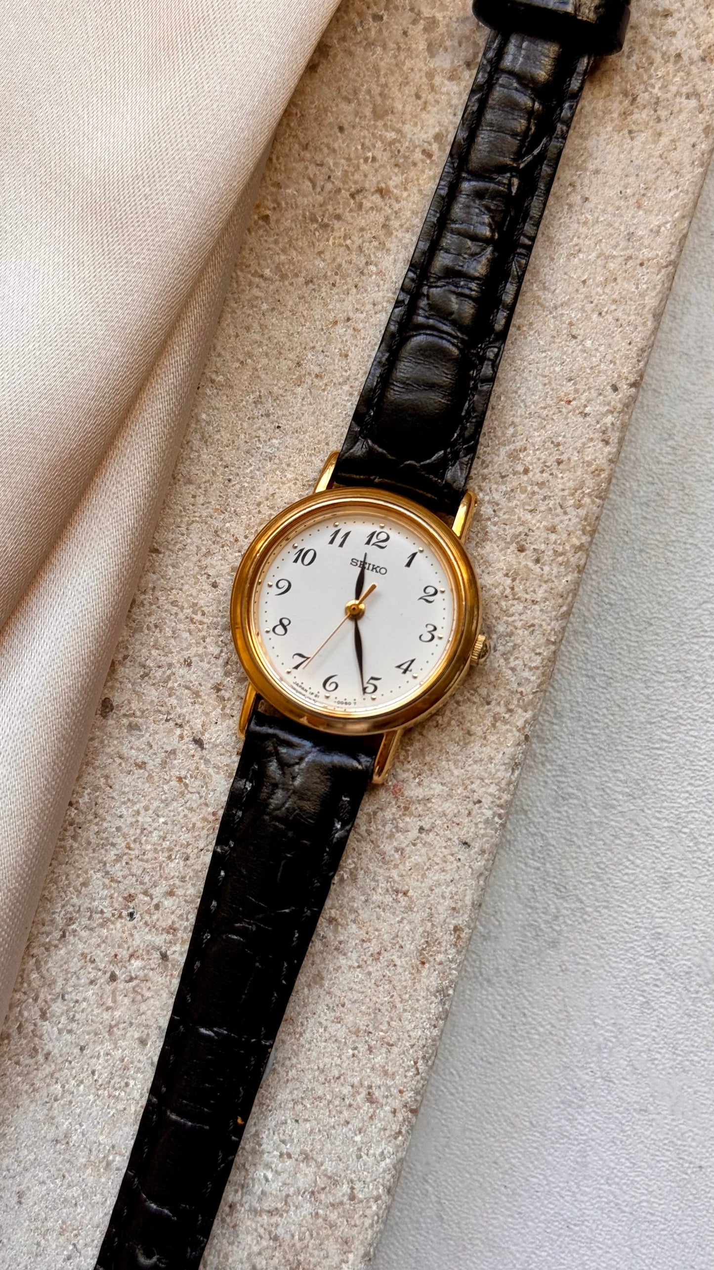 Seiko vintage watch - gold plated