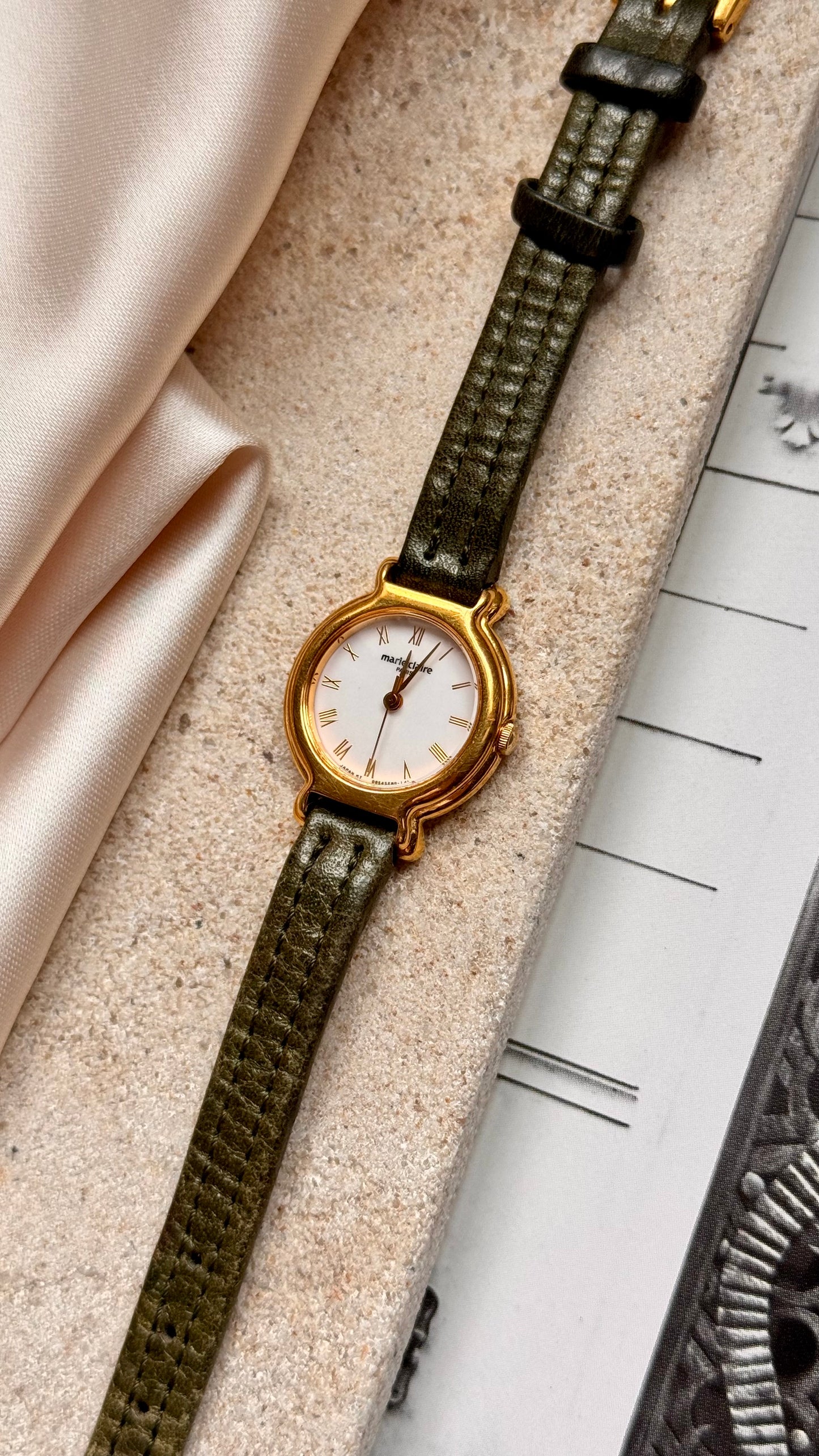 Marie Claire vintage watch - gold plated