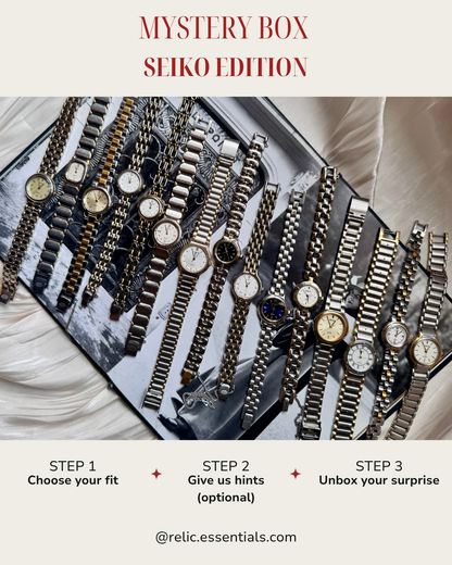 Mystery Watch Box - SEIKO Duo-tone Edition – Vintage Curated by Style & Fit