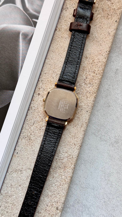 Citizen vintage watch 1993 18k gold plated