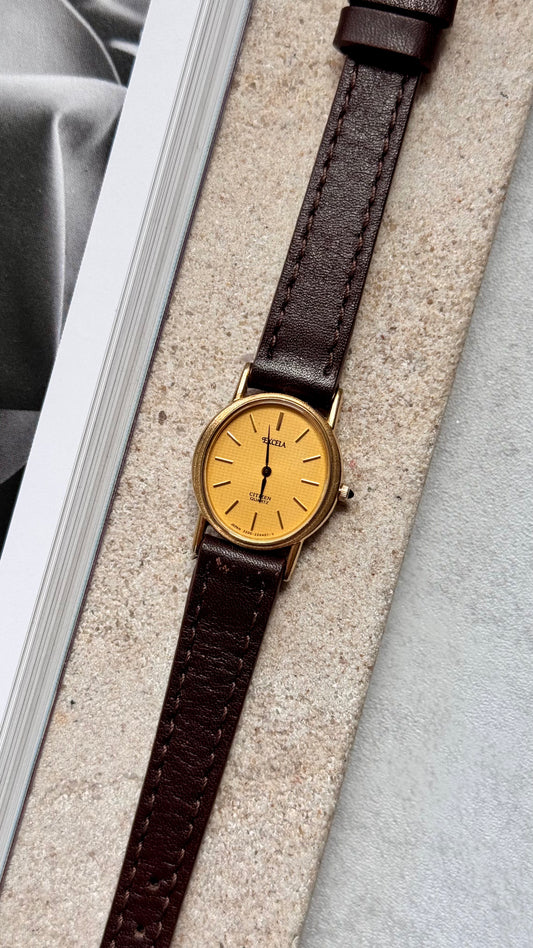 Citizen Excela vintage watch 1993 gold plated
