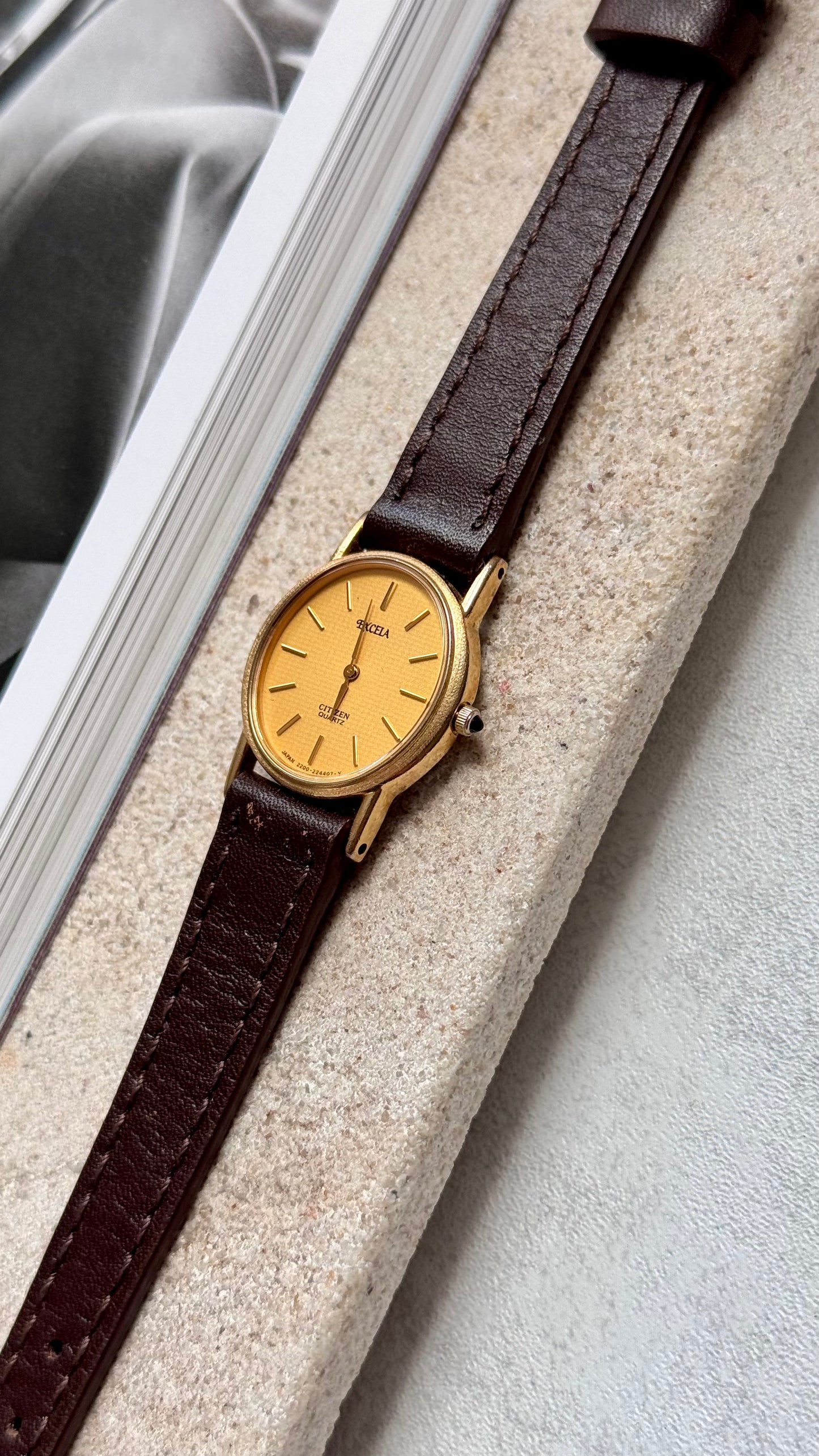 Citizen Excela vintage watch 1993 gold plated