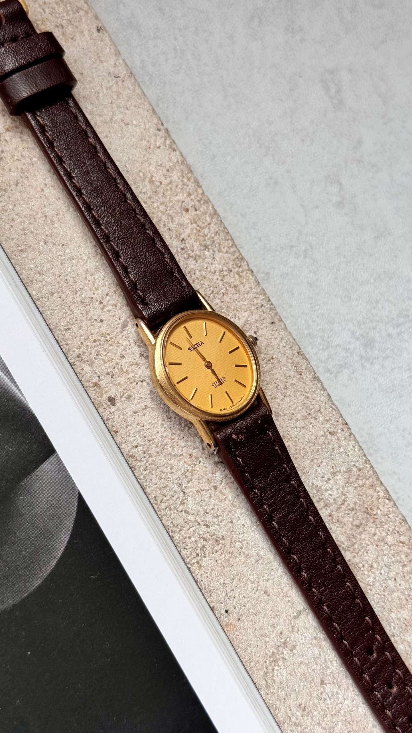 Citizen Excela vintage watch 1993 gold plated