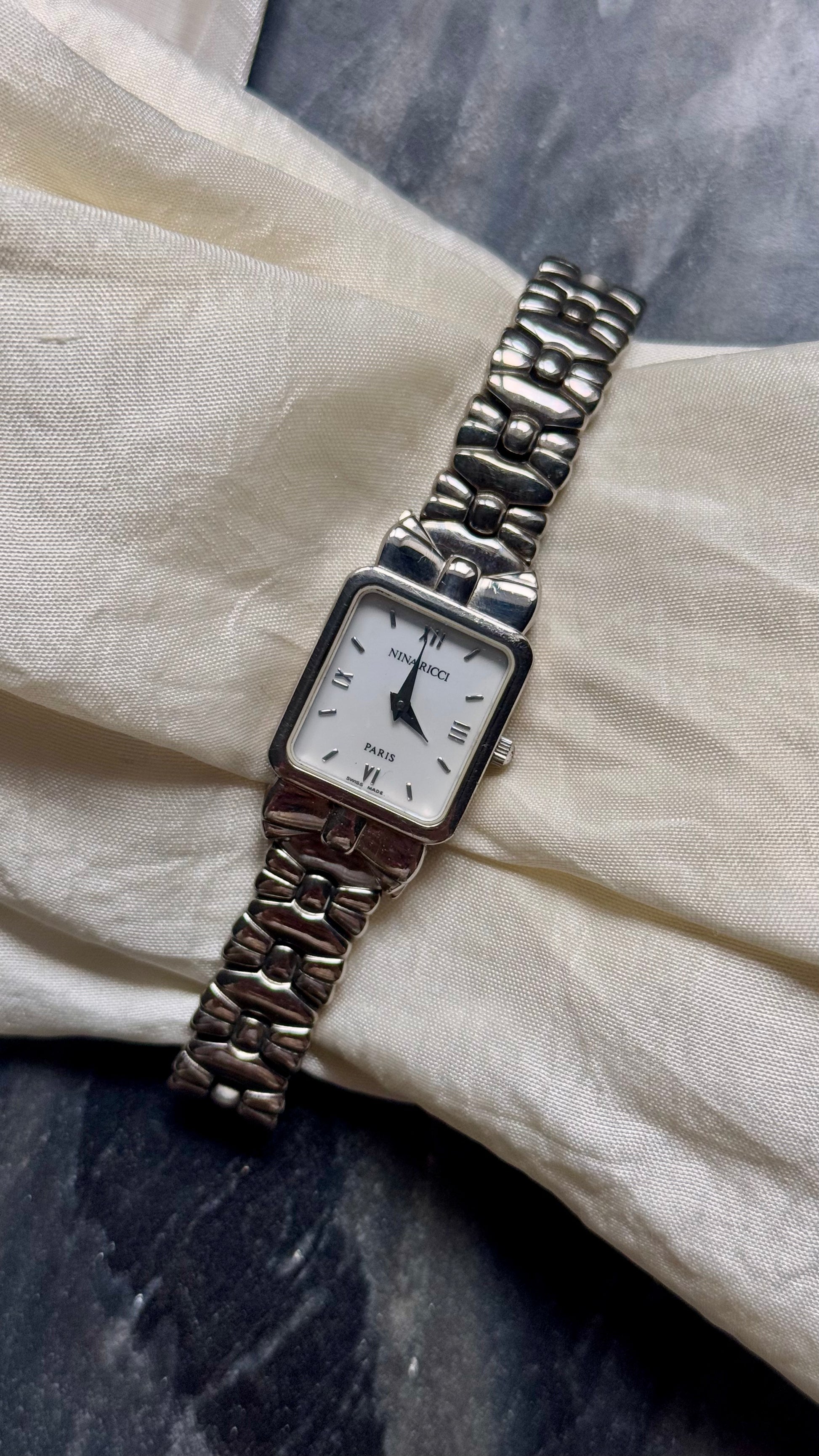 Daniel Ricci Watch Nina Ricci vintage watch - Mother of Pearl dial – Relic Essentials