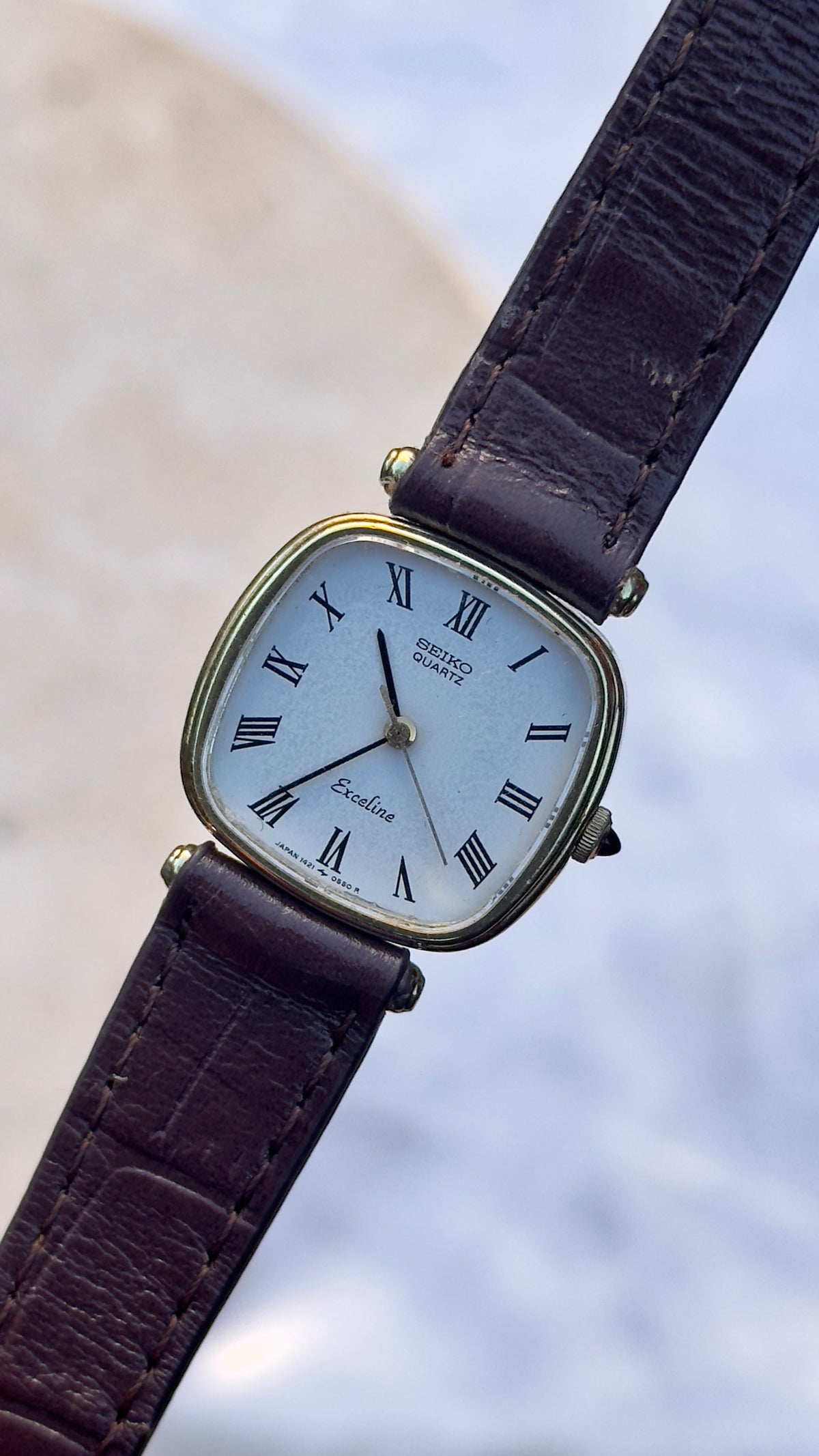 Vintage Seiko Women's Tank Watch 1991 - 30 Micron Gold Plated