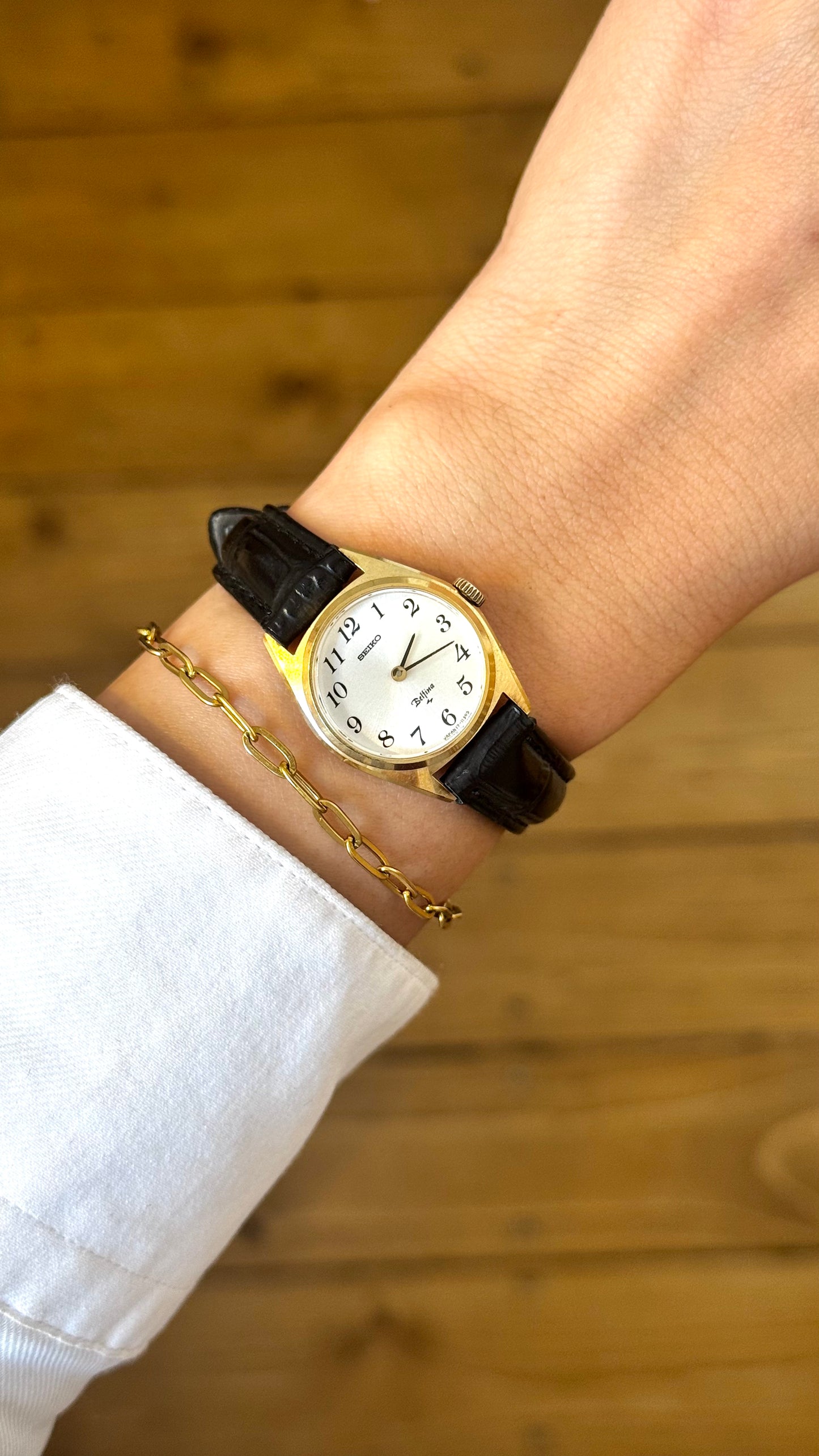 1974 Seiko Belfina Vintage Watch - Gold Plated