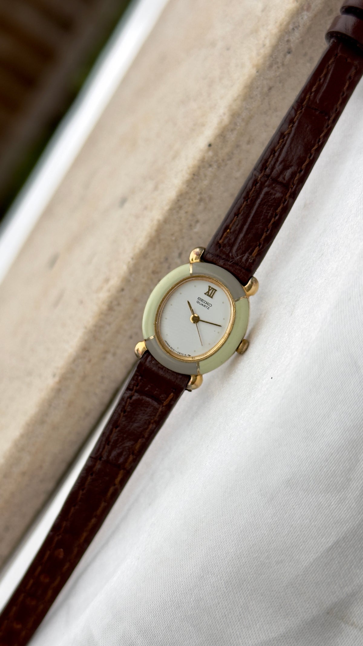 Vintage Seiko Women's Watch 1995 - Enameled case