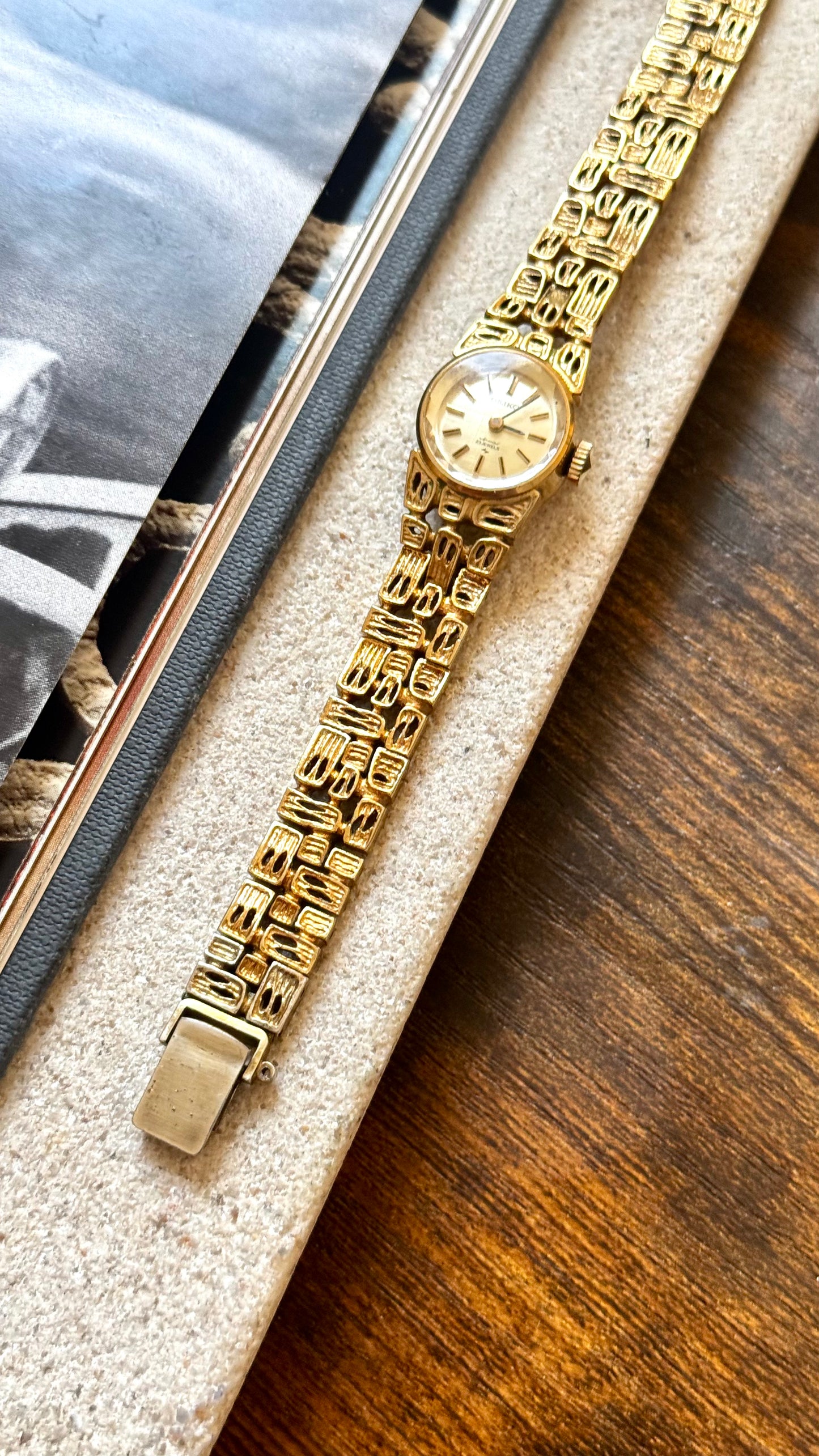 Vintage Seiko Watch 1973 - Manual Wind, 18ct Gold Plated