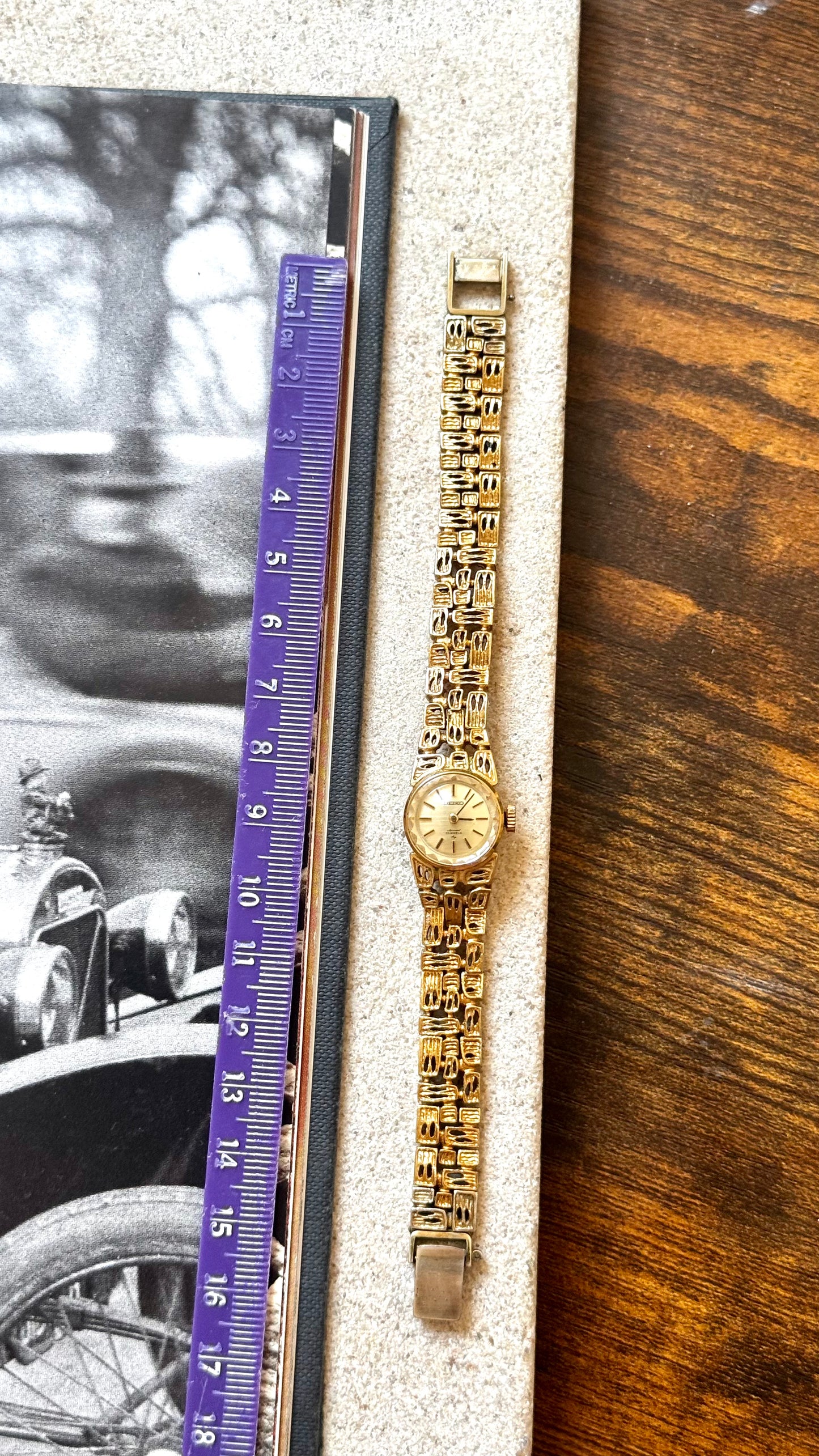 Vintage Seiko Watch 1973 - Manual Wind, 18ct Gold Plated
