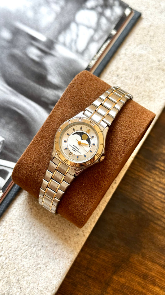 Super Rare Vintage Seiko Alba Moon Phase Watch - 1990s - near mint