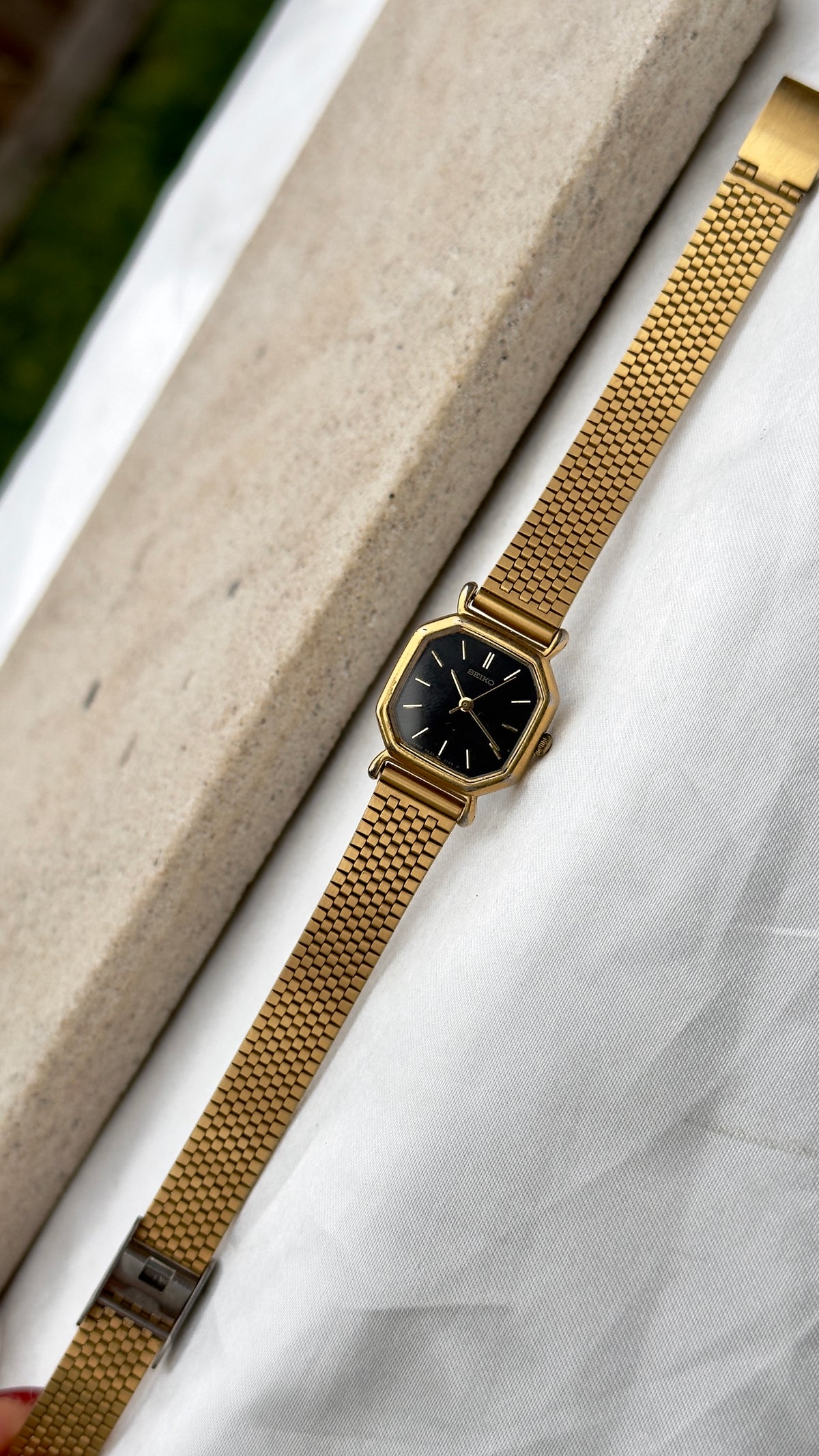 Octagon Seiko Mesh Bracelet Vintage Watch 1992