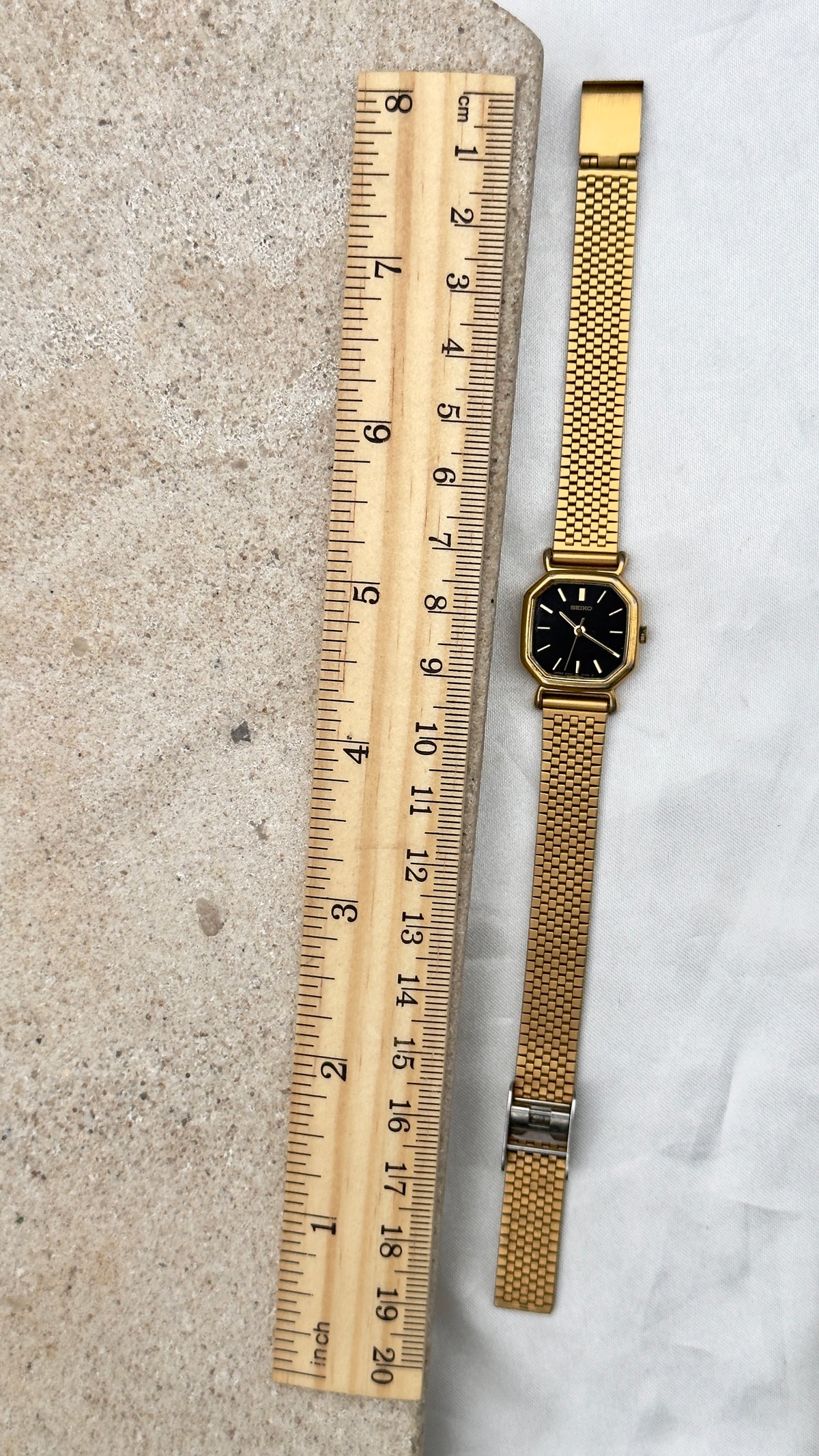Octagon Seiko Mesh Bracelet Vintage Watch 1992