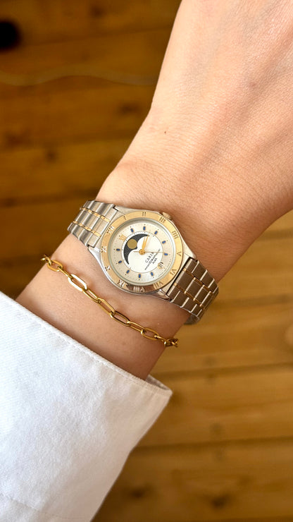 Super Rare Vintage Seiko Alba Moon Phase Watch - 1990s - near mint