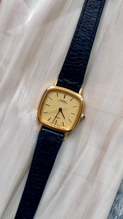 Classic Citizen Forma Vintage Watch 1990s - Gold Plated
