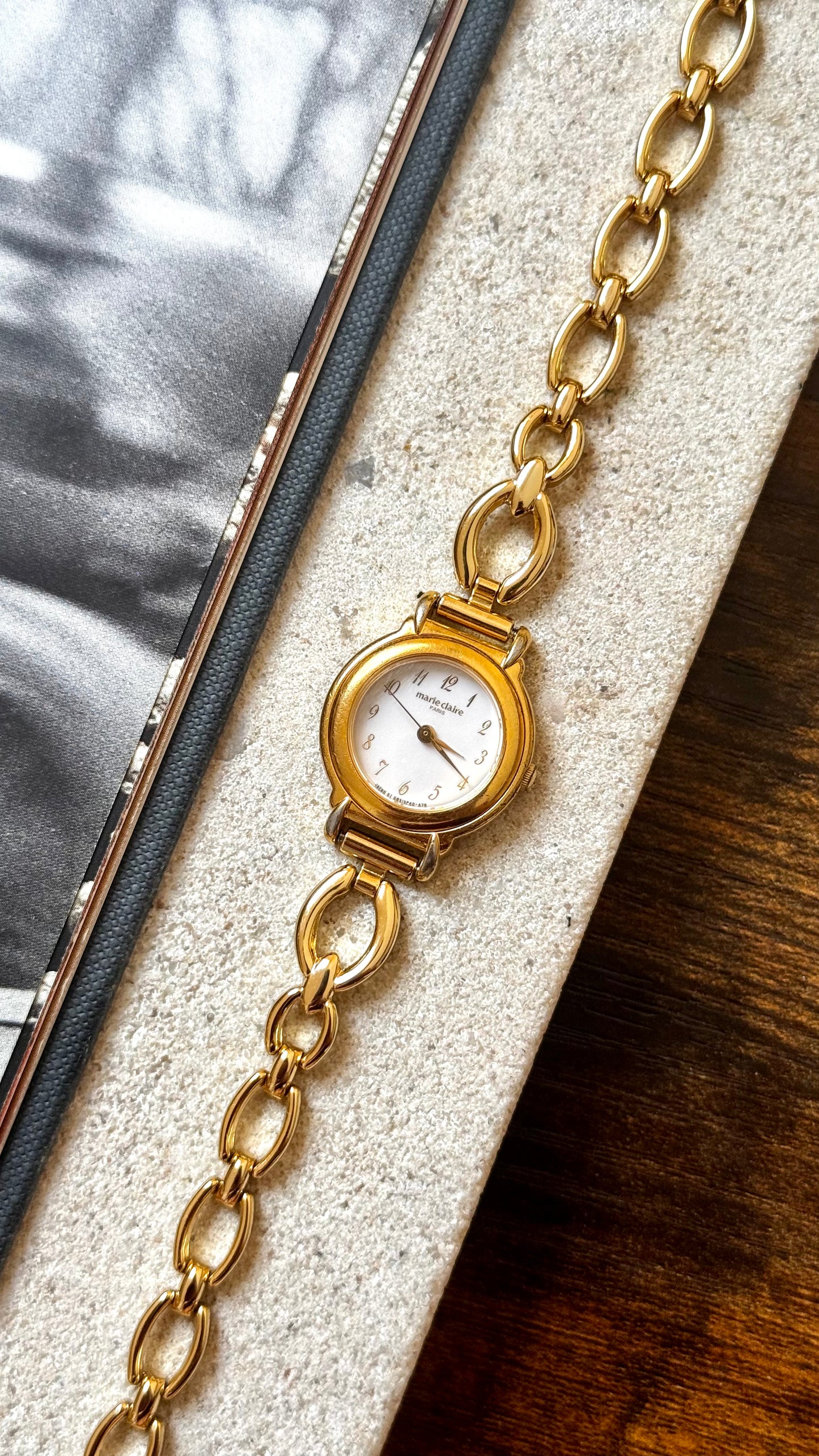 Marie Claire vintage watch - gold plated