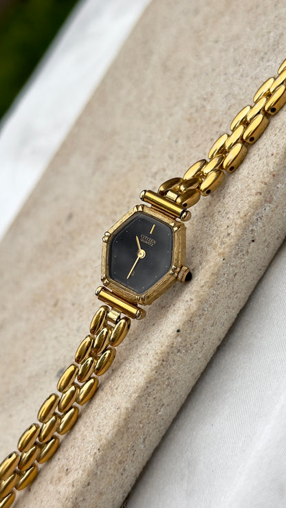 1981 Citizen CQ Vintage Watch - Gold Plated