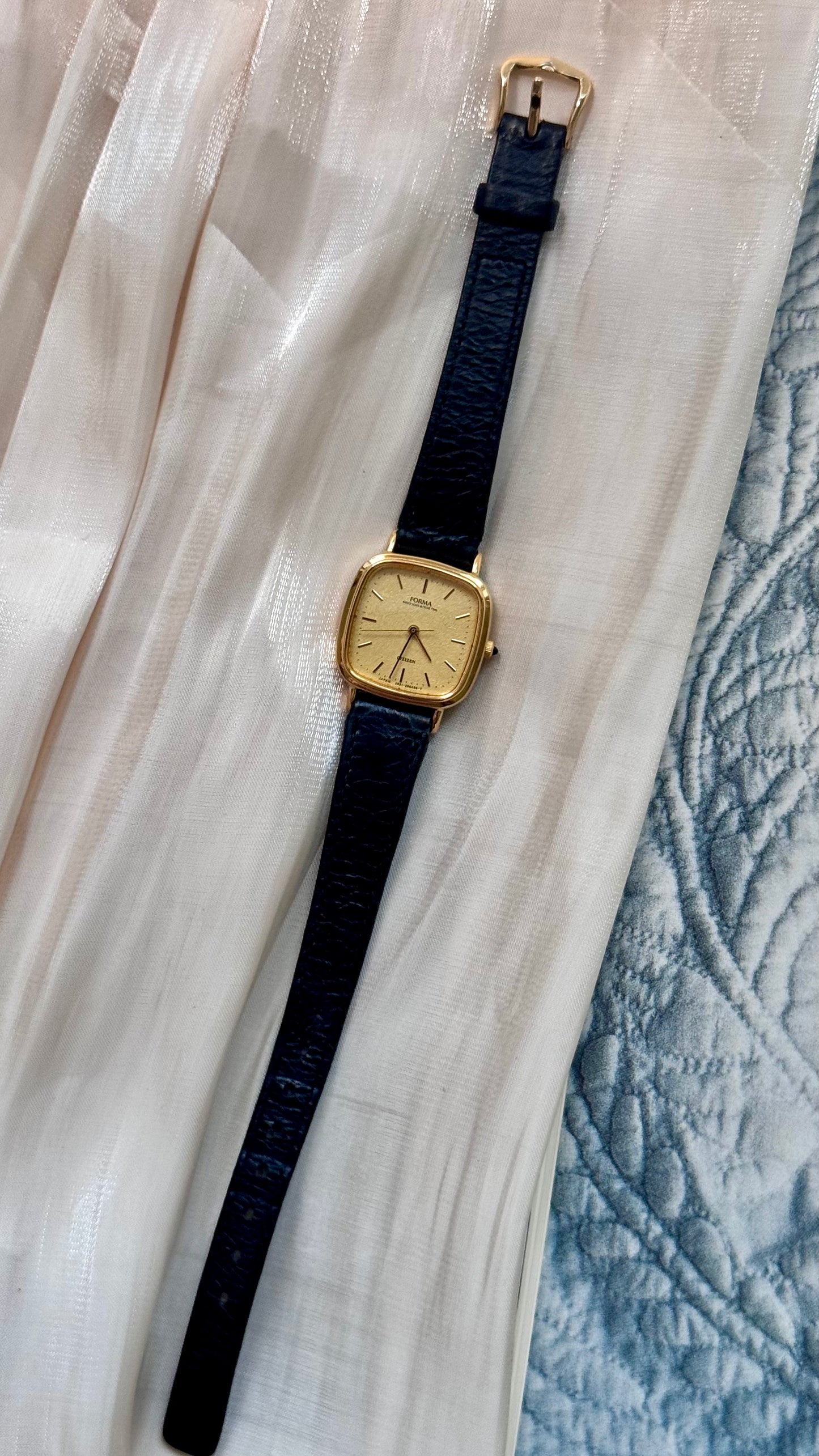 Classic Citizen Forma Vintage Watch 1990s - Gold Plated