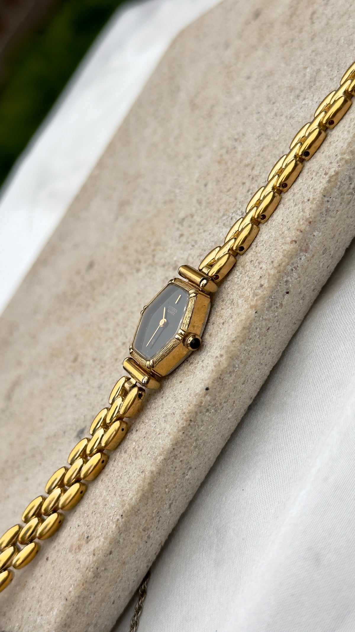 1981 Citizen CQ Vintage Watch - Gold Plated