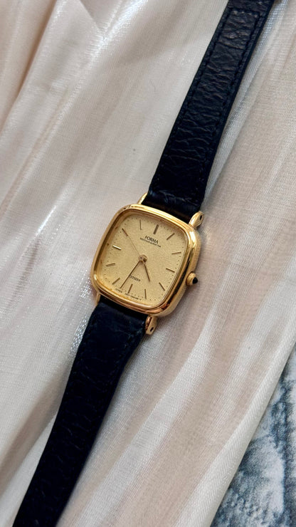 Classic Citizen Forma Vintage Watch 1990s - Gold Plated