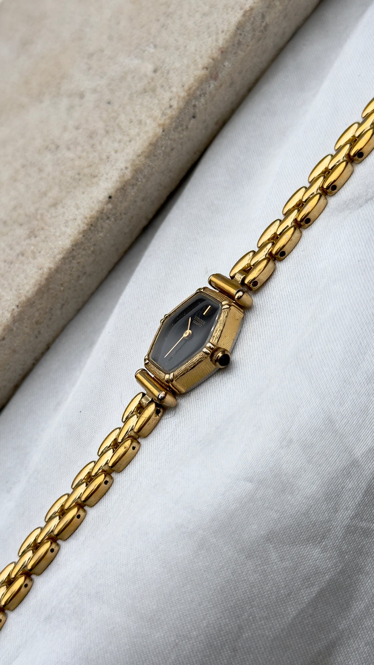 1981 Citizen CQ Vintage Watch - Gold Plated