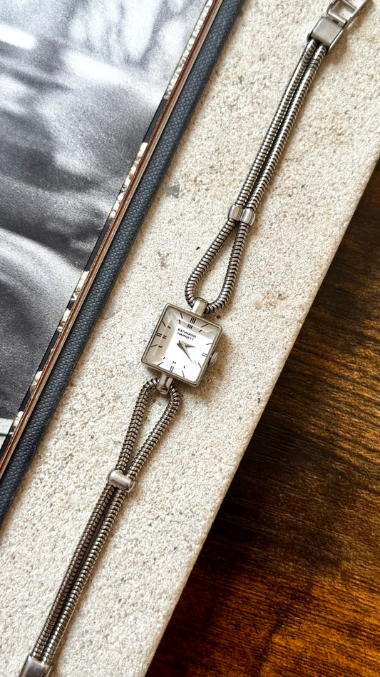 Dainty Katharine Hamnett London vintage watch 1990s